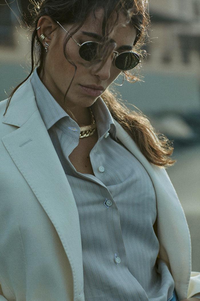 Giuliva Heritage Collection Tatjana Coat In Linen Crepe