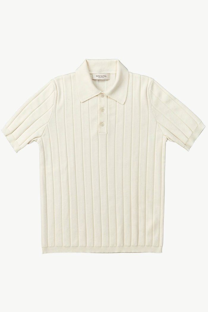 Giuliva Heritage Collection Tazio Polo In Cotton Knit