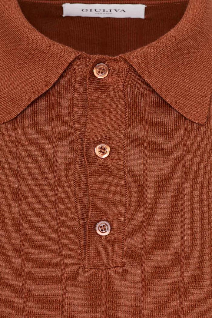 Giuliva Heritage Collection Tazio Polo In Cotton Knit