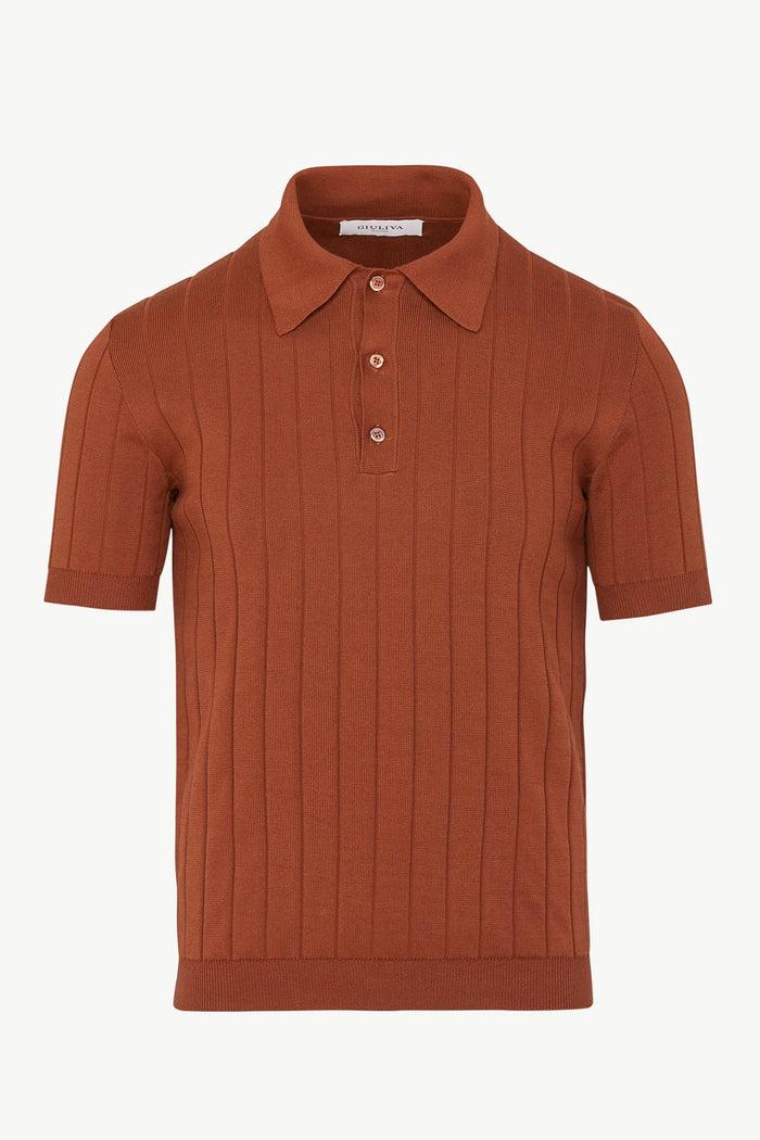 giuliva heritage collection Tazio Polo in Cotton Knit