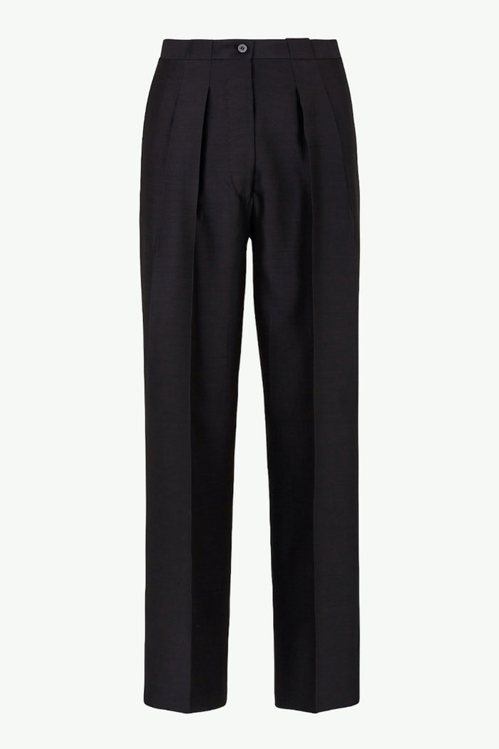 giuliva heritage collection The Spencer Trousers in Wool Cotton and Silk