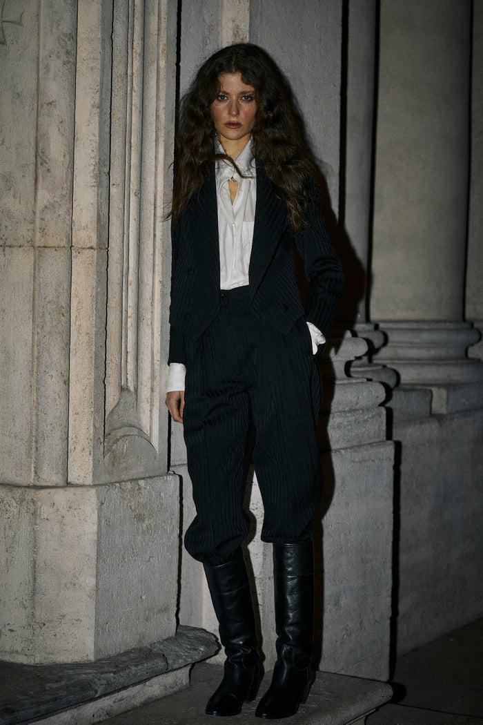 Giuliva Heritage Collection The Spencer Trousers In Wool Jacquard