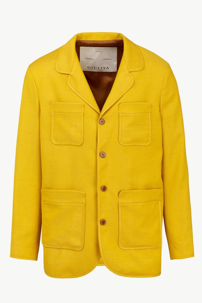 giuliva heritage collection Tito Jacket in Shantung Silk