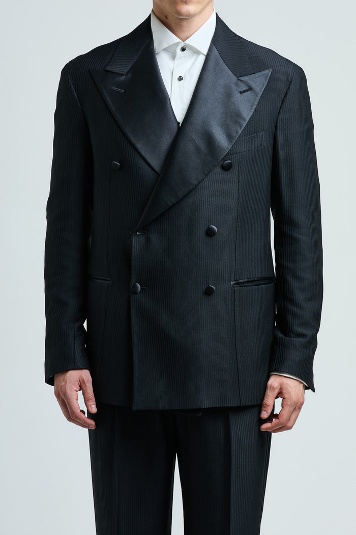 Giuliva Heritage Collection Tonino Blazer In Textured Silk Blend