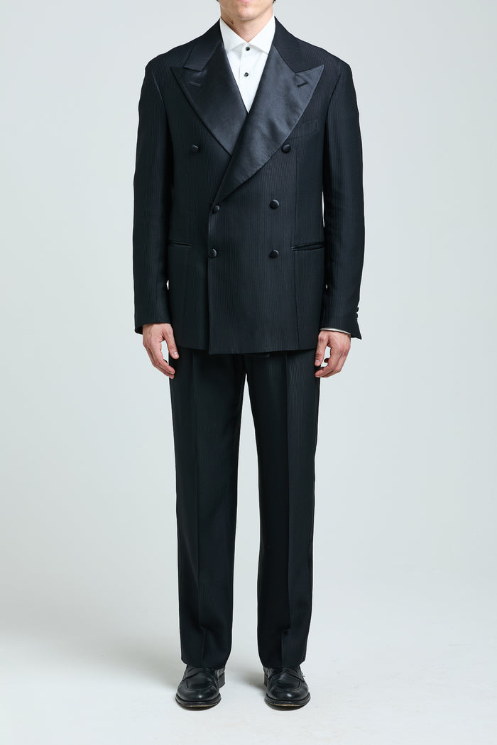 Giuliva Heritage Collection Tonino Blazer In Textured Silk Blend