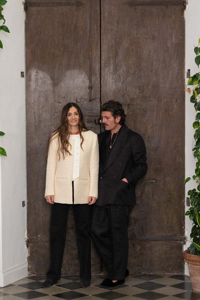 Giuliva Heritage Collection Umberto Trousers In Linen