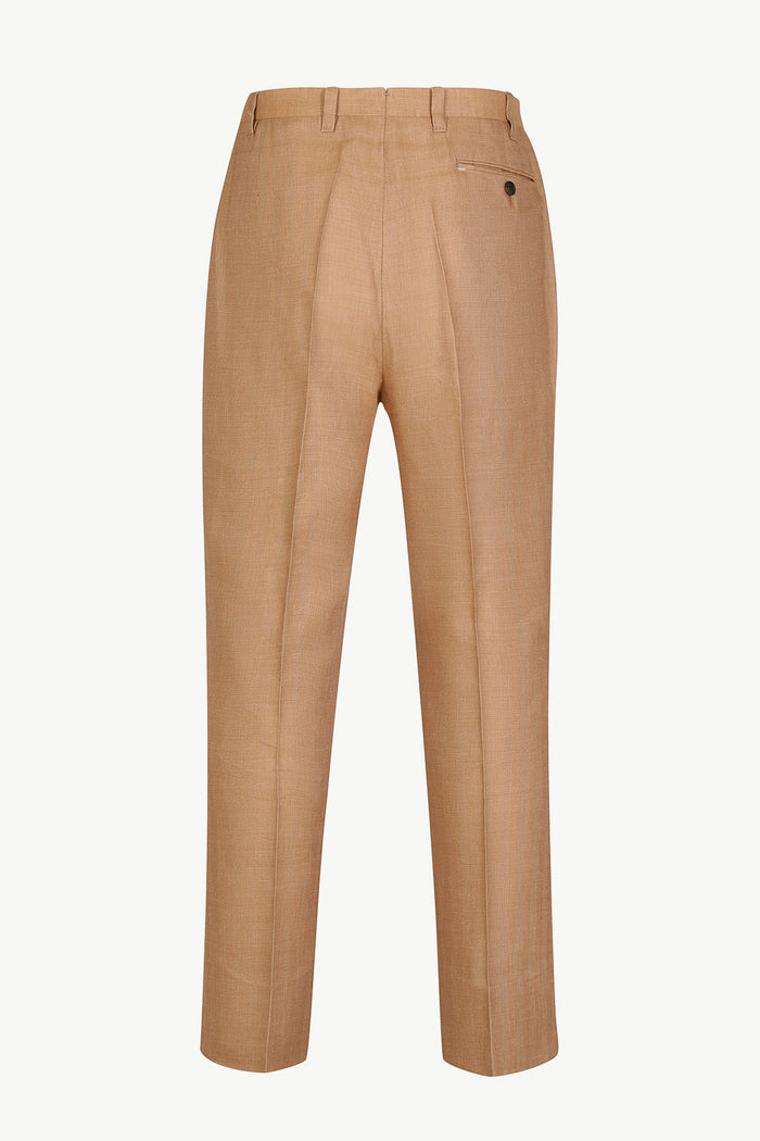 Giuliva Heritage Collection Umberto Trousers In Linen And Alpaca
