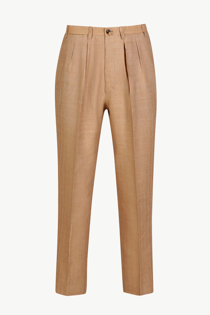 giuliva heritage collection Umberto Trousers in Linen and Alpaca