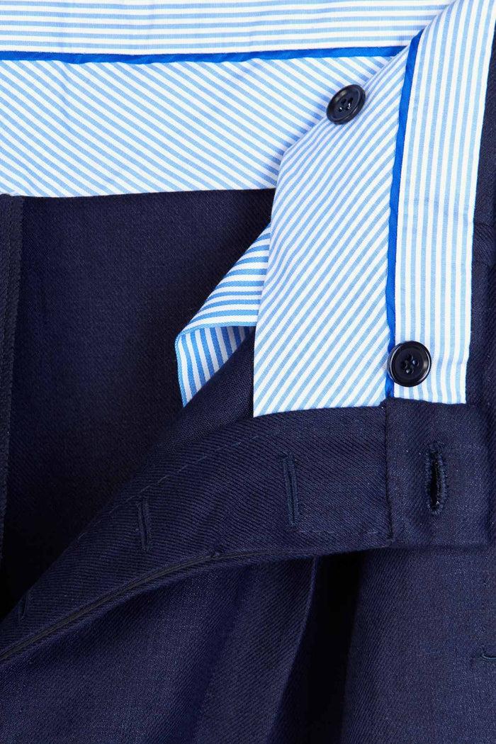 Giuliva Heritage Collection Umberto Trousers In Linen