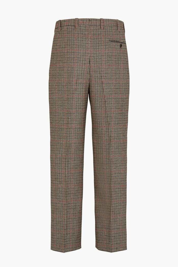 Giuliva Heritage Collection Umberto Trousers In Wool Check