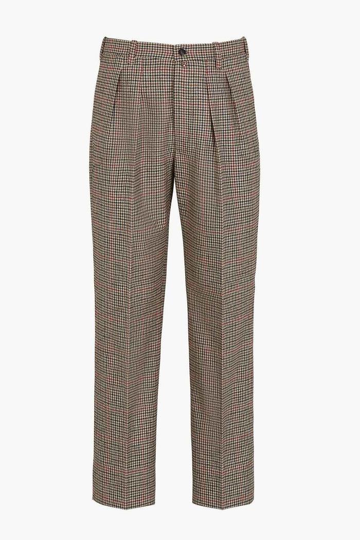 Giuliva Heritage Collection Umberto Trousers In Wool Check