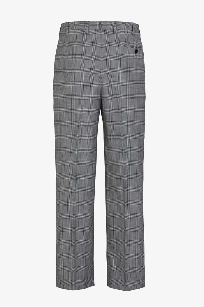 Giuliva Heritage Collection Umberto Trousers In Wool Glen Check