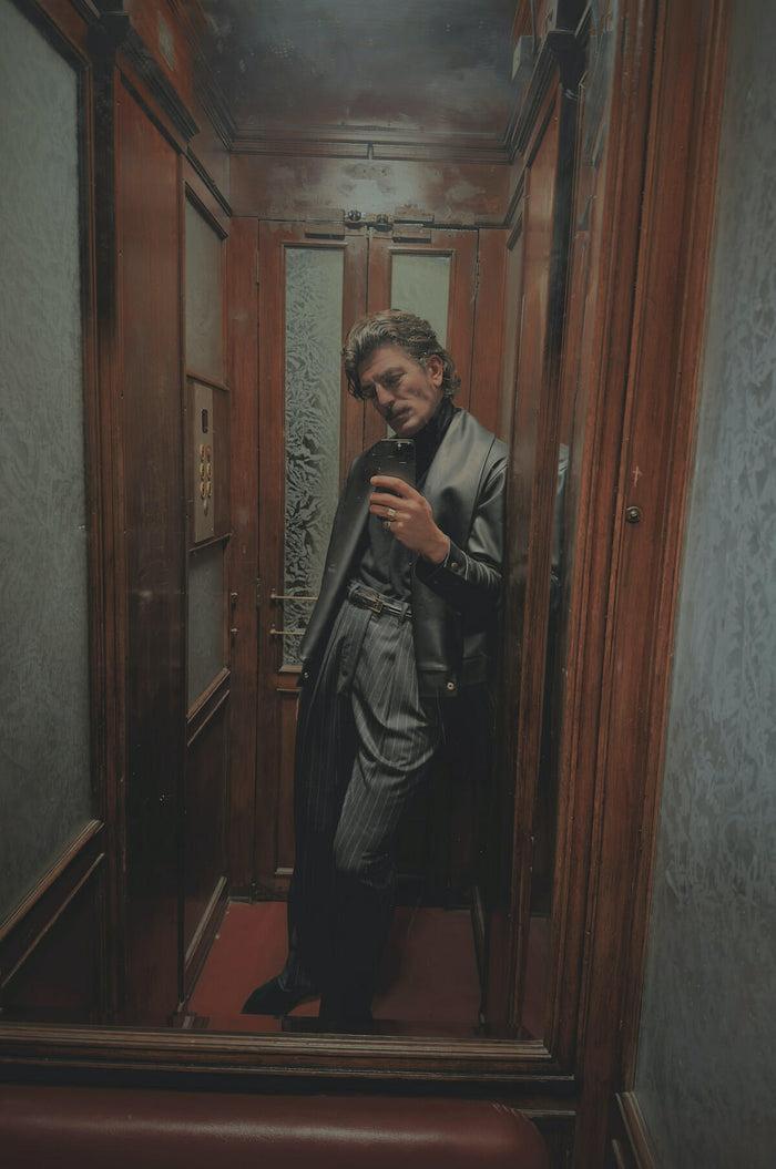 Giuliva Heritage Collection Umberto Trousers In Wool Pinstripe