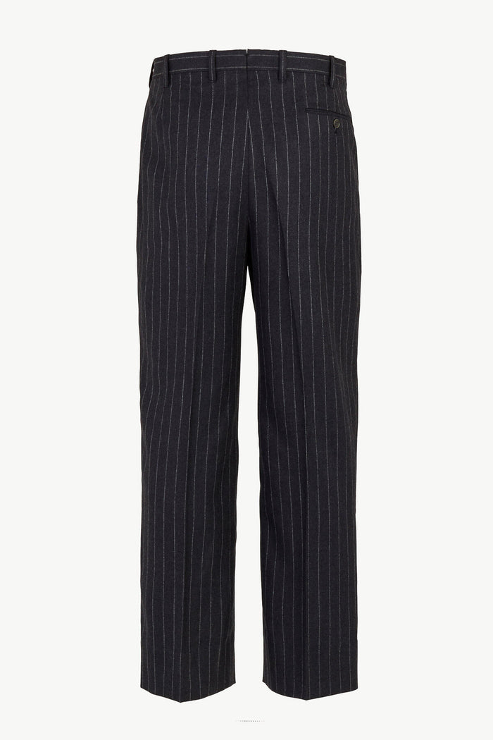 Giuliva Heritage Collection Umberto Trousers In Wool Pinstripe