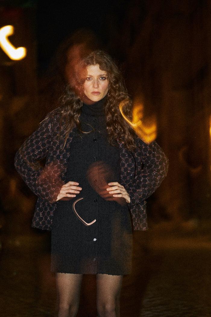 Giuliva Heritage Collection Vera Dress In Wool Bouclé