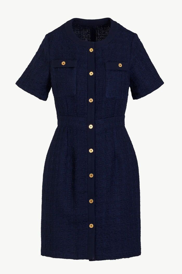 giuliva heritage collection Vera Dress in Wool Bouclé