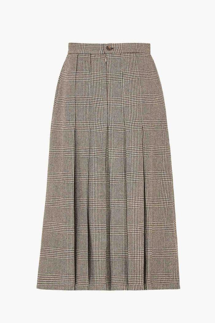Giuliva Heritage Collection Verena Skirt In Wool Prince Of Wales