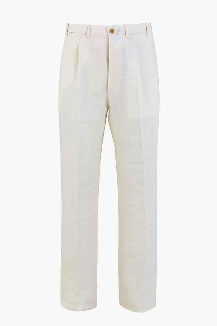 giuliva heritage collection Vito Trousers in Linen Canvas