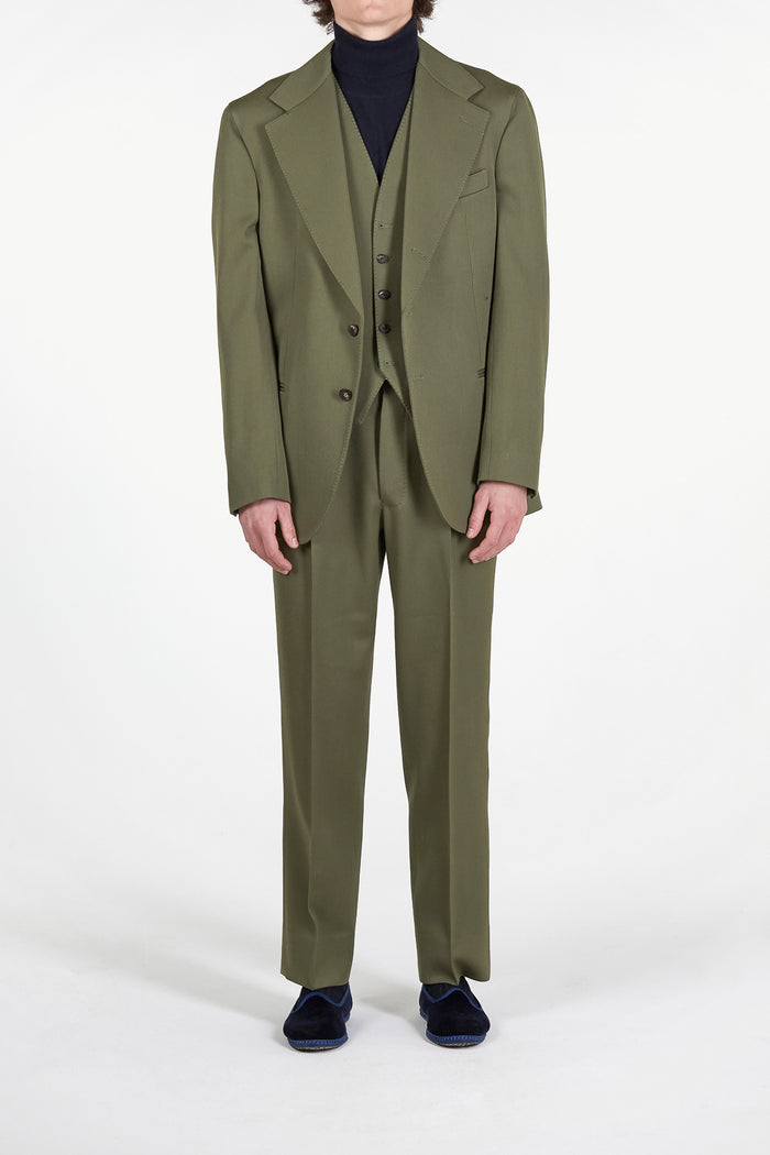 Giuliva Heritage Collection Vito Trousers In Wool Drill