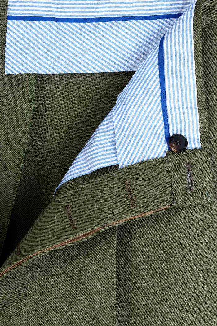 Giuliva Heritage Collection Vito Trousers In Wool Drill