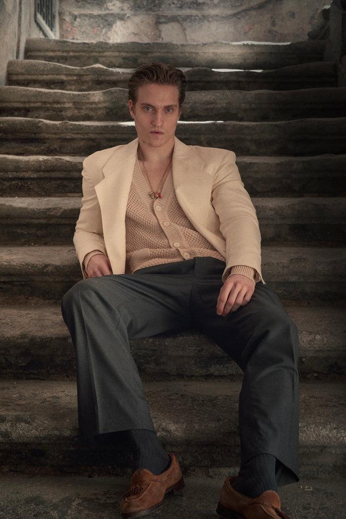 Giuliva Heritage Collection Vito Trousers In Wool Flannel