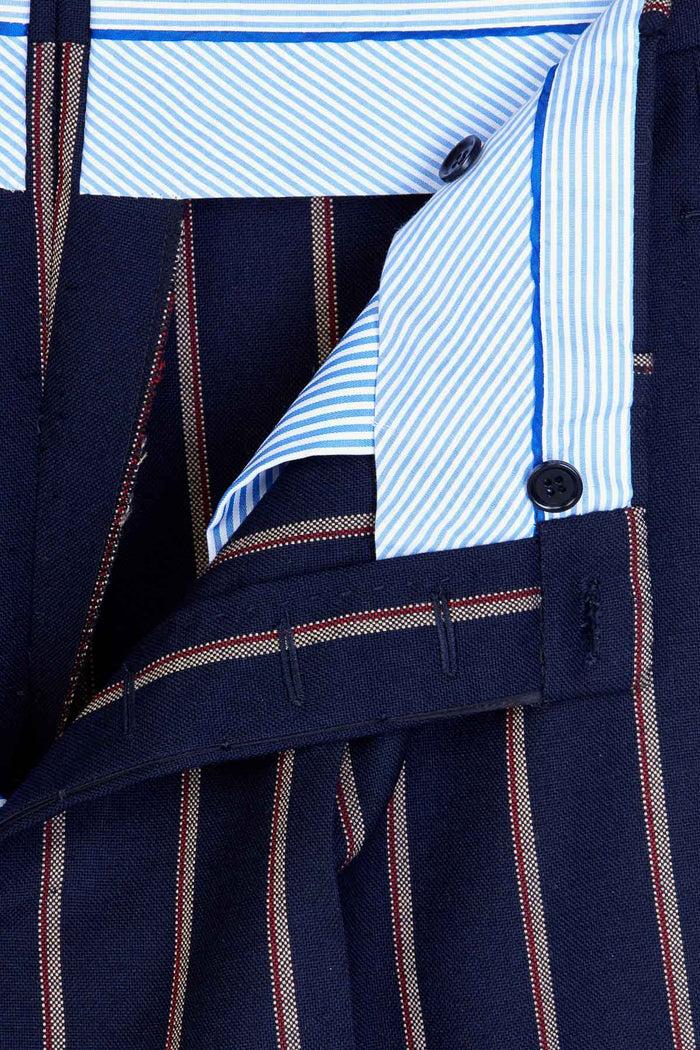Giuliva Heritage Collection Vito Trousers In Wool Pinstripe
