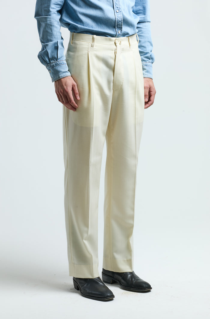 Giuliva Heritage Collection Vito Trousers In Wool Stripes