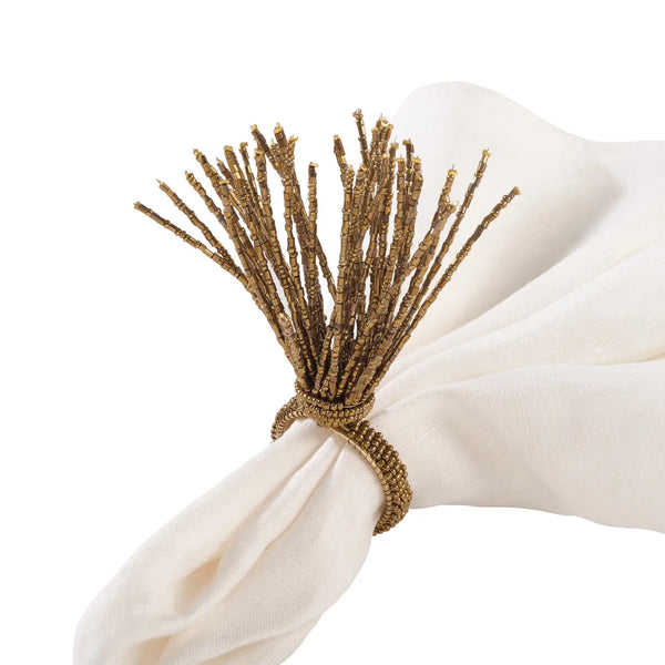 Glam Style Beaded Napkin Ring