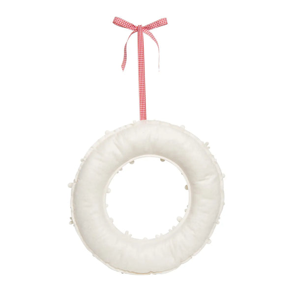 Glam Style Christmas Felt Layered Snowflake Wreath