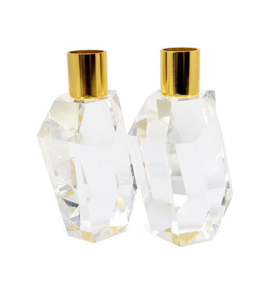 Glam Style Crystal Candle Holders