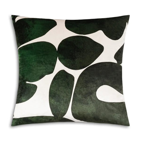 glam style Forest Green Pillow
