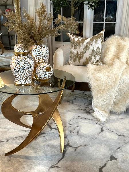 Glam Style Ginger Jars - Leopard Print