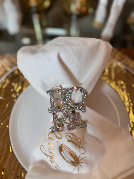 Glam Style Glam Napkin Ring Holiday Collection