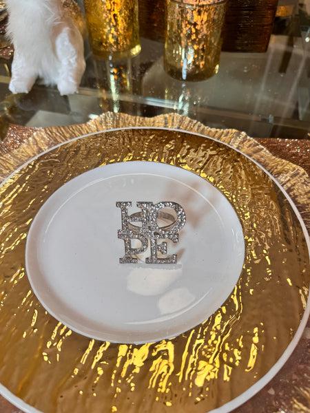 glam style Glam Napkin Ring Holiday Collection
