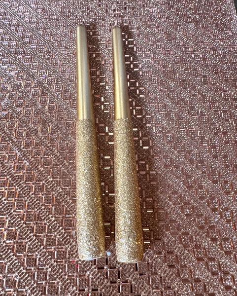 glam style Gold Candle Stick Set Of 2