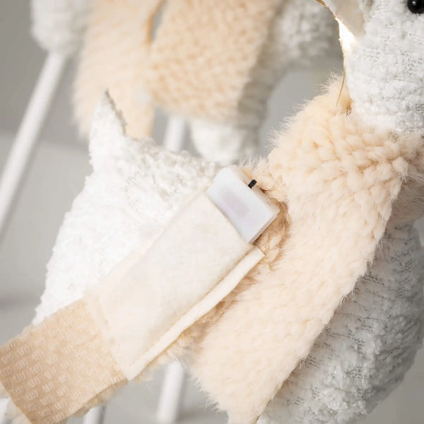 Glam Style Gold LED Antlers Reindeer (set Of 2)