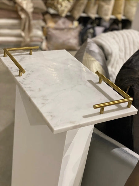 Glam Style Home Décor Marble Tray