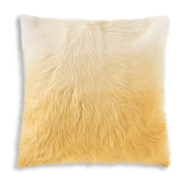 glam style Lhasa Yellow Pillow