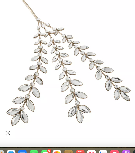 glam style Luxury Jeweled Crystal Pick