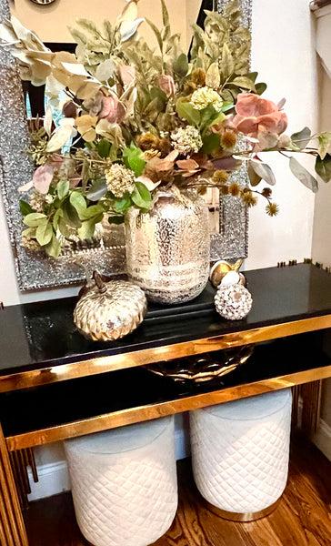 glam style Metalic Vase