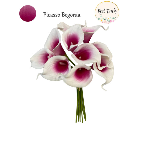 glam style pack of 10 calla lilies-Pink Theme