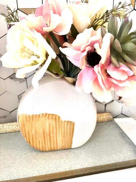 glam style Pink Bouquet Flowers