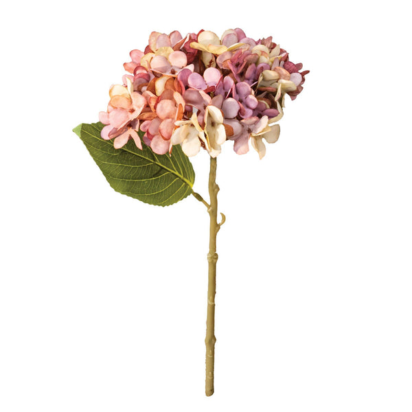 glam style Pink Hydrangea Pick