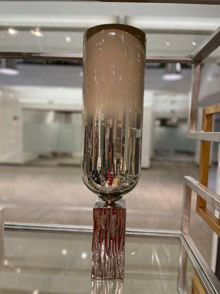 glam style Pre -own Home Decor Glass Vase - Large