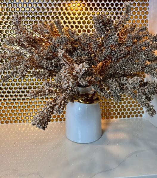 Glam Style Rose Gold Branch Buds