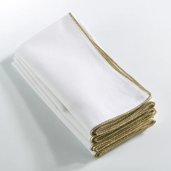 glam style Shimmering Border Design Napkin