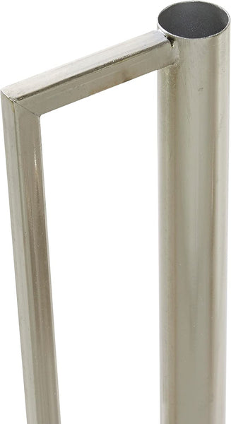 Glam Style Silver Metal Vase With Handles