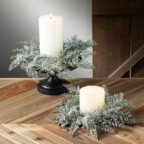 Glam Style White Bubble Cedar Accent Ring