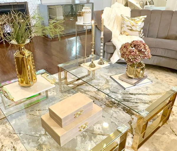 glam style Modern Decorative Box Leather Decorative Storage Boxes With Lids for Home Decor Jewelry Box Organizer