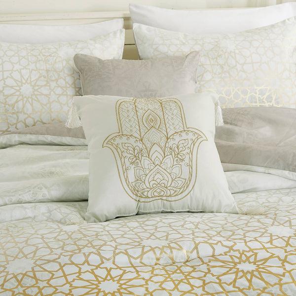 Glam Style Royal Gold Jacquard Comforter - 6 Piece Set (Case Pack): King